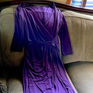 dress very shaped purple